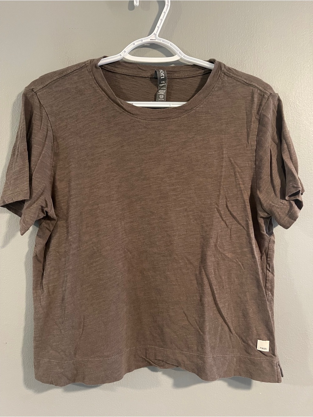 Vuori Boxy Slub Cotton T-Shirt Size M